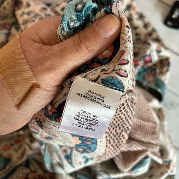 Patrons Of Peace Womens Medium Pull on Floral Maxi Skirt Style "Tide pool" Boho - Picture 10 of 12